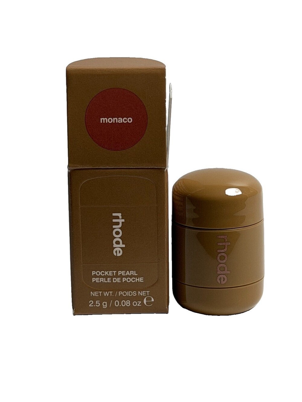 Rhode x Alexandra Leclerc Pocket Pearl Monaco Mini Shimmer Blush 2.5g New